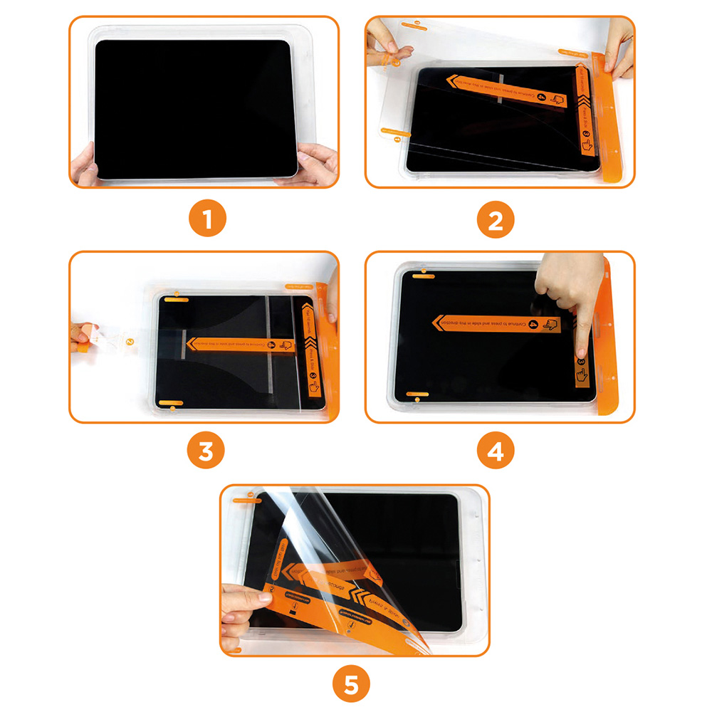 Szkło hartowane Mobile Origin, Screen Guard do tabletu Apple iPad Air 13" M2 2024 z aplikatorem, przezroczyste